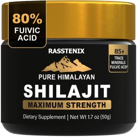Shilajit Pure Himalayan Organic Shilajit Resin for Energy Maximum Potency Mental Clarity and Immunity 85  Natural Trace Minerals & Fulvic Acid Natural