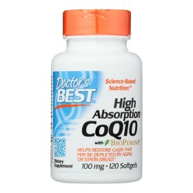 Doctor's Best - Coq10 100mg - 1 Each-120 Sgel
