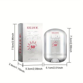 2pcs Bio Sun Stick - Facial Sunscreen - Hydrating & Soothing Moisturizer For All Skin Types - Waterproof Portable Uvioresistant, With Nicotinamid (Option: 2PC)